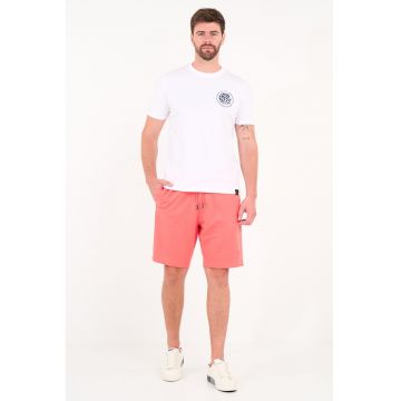 Pantaloni scurti din amestec de bumbac cu snur