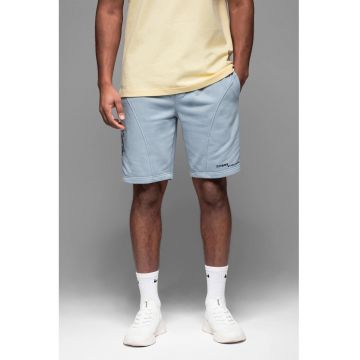 Pantaloni scurti slim fit din amestec de bumbac