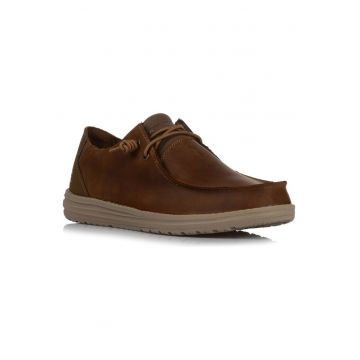 Pantofi barbati Melson Ramilo -  Piele naturala - Maro