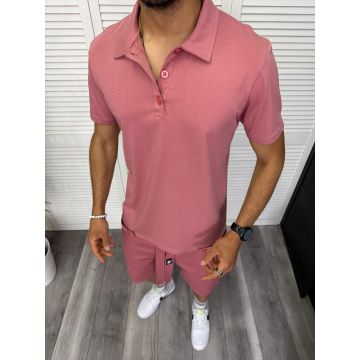 Trening barbati cream pantaloni + tricou 13297 D2-2.1