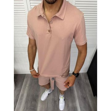 Trening barbati roz pantaloni + tricou 13297 D2-2.4