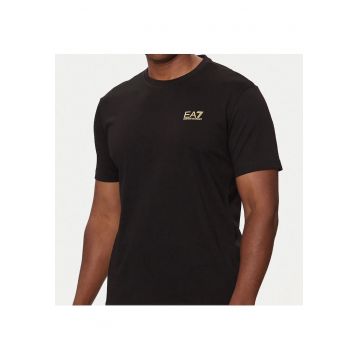 Tricou barbati EA7 Emporio Armani negru Tricou barbati EA7 Emporio Armani negru