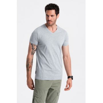 Tricou cu decolteu in V
