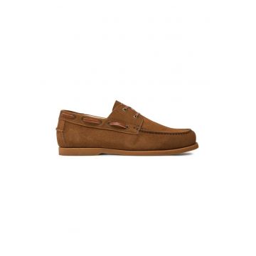 Mocasini barbati -  75602 - Piele naturala - Maro