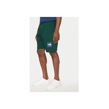 Pantaloni scurti barbati -  304916847 - Bumbac/Poliester - Verde