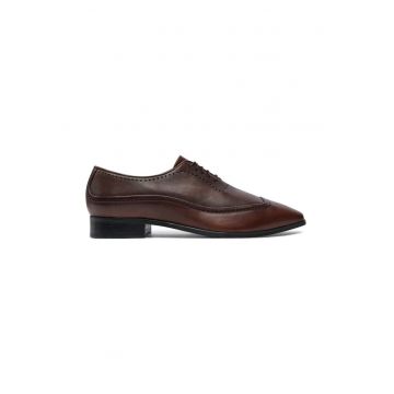Pantofi barbati -  28378 - Piele naturala - Maro