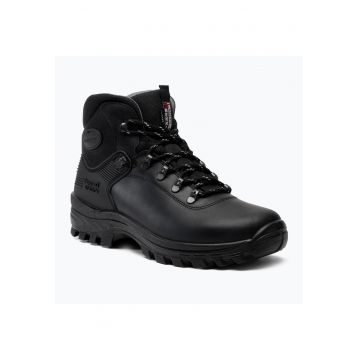 Pantofi de trekking pentru barbati -  Piele naturala - Marime 44 - Negru