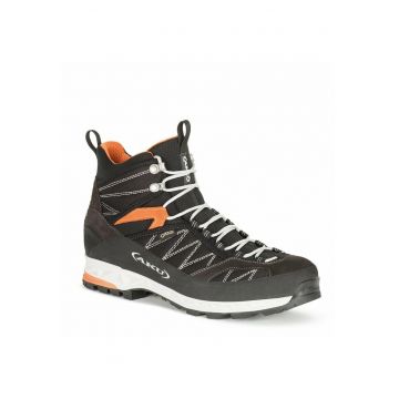 Pantofi sport barbati Tengu Lite GTX -  Piele intoarsa - Negru/Portocaliu - 7 UK/41
