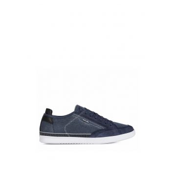 Pantofi sport de panza si piele intoarsa
