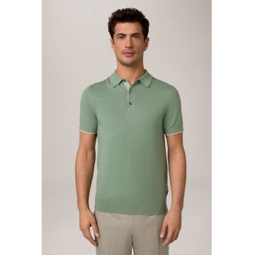 Tricou regular fit cu guler polo 30044682 - Verde