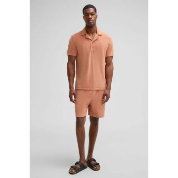 Tricou regular fit cu guler polo 30046093 - Portocaliu