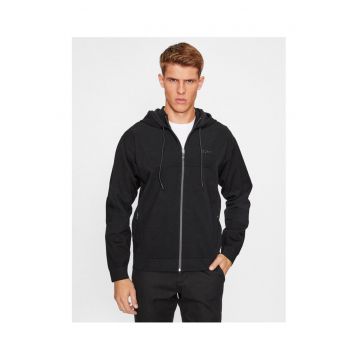 Bluza barbati -  303355401 - Poliamida/Viscoza/Poliester - Negru - Negru