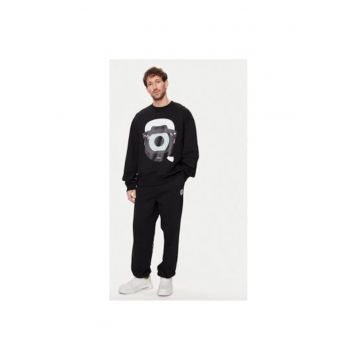 Bluza barbati -  303610708 - Bumbac - Negru