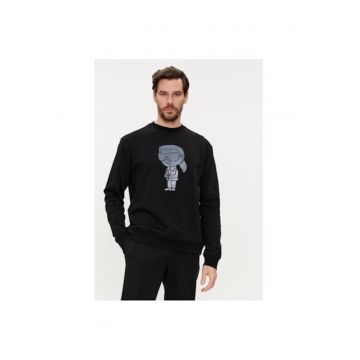 Bluza barbati -  303621094 - Bumbac - Negru