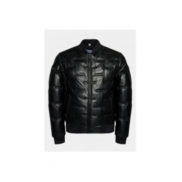 Geaca Barbati -  303347468 - Piele - Negru - Negru