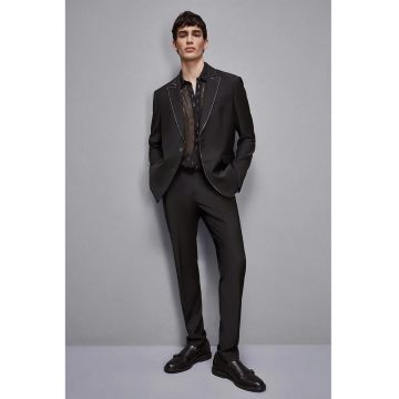 Pantaloni clasici cu insertii laterale
