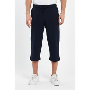 Pantaloni de trening trei sferturi cu snur