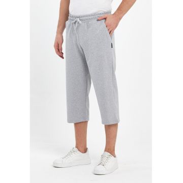 Pantaloni de trening trei sferturi cu snur