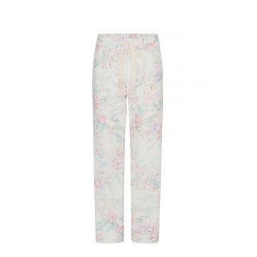 Pantaloni drepti cu snur in talie