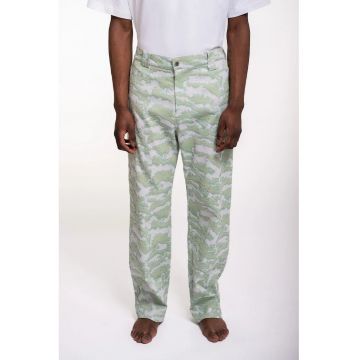 Pantaloni largi - drepti fit - cu buzunare la spate
