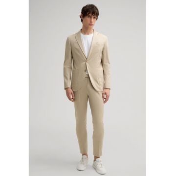 Pantaloni regular fit cu buzunare laterale JP7