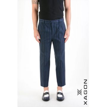 Pantaloni regular fit cu buzunare laterale XG2