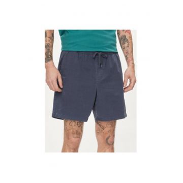 Pantaloni scurti barbati -  304143731 - Bumbac - Albastru