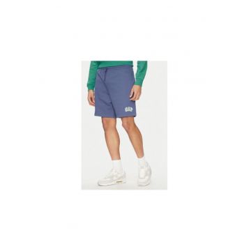 Pantaloni scurti barbati -  305288547 - Bumbac/Poliester reciclat - Albastru