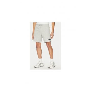 Pantaloni scurti barbati -  305288615 - Bumbac/Poliester - Gri