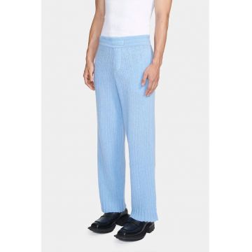 Pantaloni supradimensionati din mohair