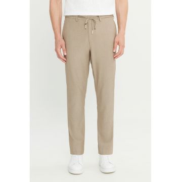 Pantaloni uni cu talie ajustabila