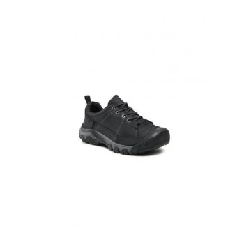 Bocanci trekking barbati  207127500 - Piele naturala - Negru