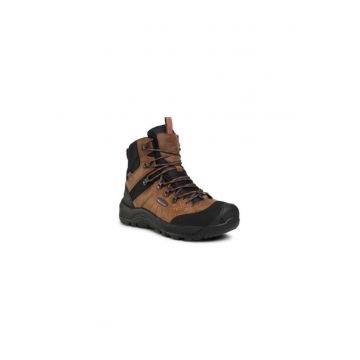 Bocanci trekking barbati  207637542 - Piele naturala - 40 EU - Maro