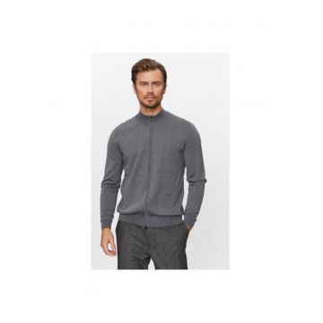 Cardigan barbati -  303387167 - Lana - Gri