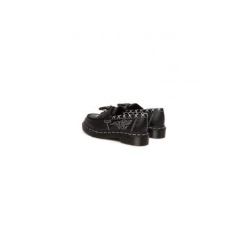 Mocasini Unisex  305414601 - Piele naturala - Negru