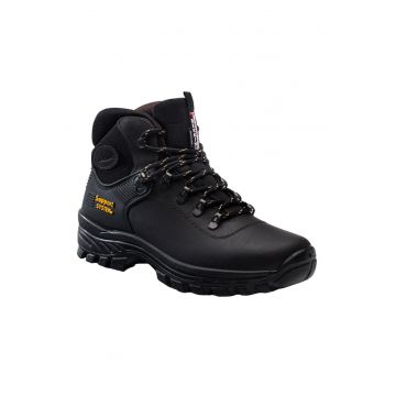 Pantofi de trekking barbati -  Piele - Negru