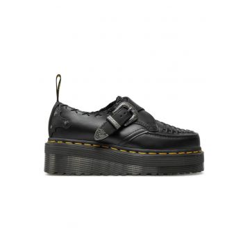 Pantofi  unisex - Piele naturala - Negru