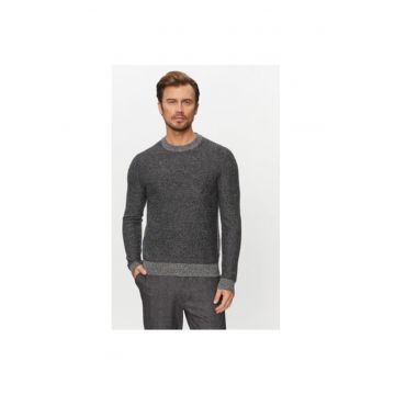 Pulover barbati -  303388478 - Lana/Bumbac - 2XL INTL - Negru