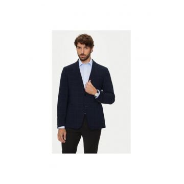 Sacou barbati -  304018657 - Lana/Viscoza/Bumbac - Albastru