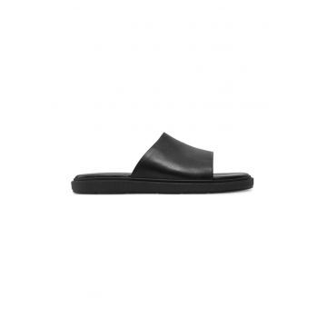 Slapi barbati -  304204 - Piele naturala - Negru