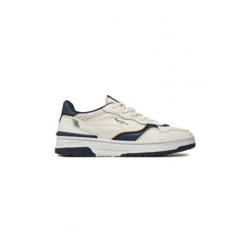 Sneakers PMS00029 Alb -  Piele ecologica