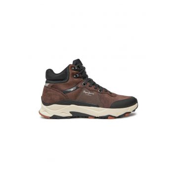 Sneakers PMS60030 Violet -  Piele lacuita