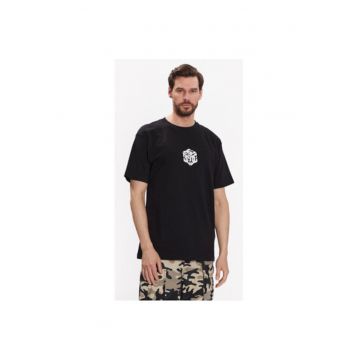 Tricou barbati -  301880424 - Bumbac - S INTL - Negru