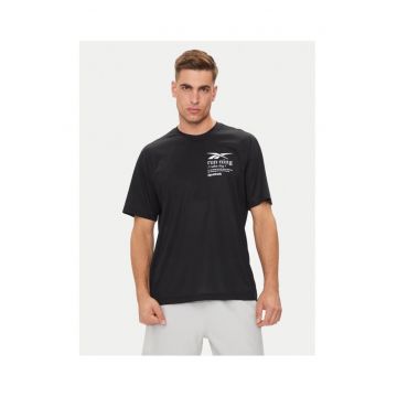 Tricou barbati -  304552199 - Poliester reciclat - Negru - Negru