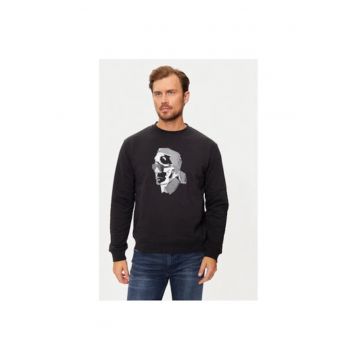 Bluza barbati -  304305276 - Bumbac - Negru