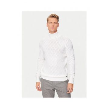 Bluza barbati -  304305801 - Lana - Alb - Alb