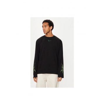 Bluza barbati -  304489013 - Bumbac organic - Negru