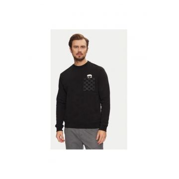 Bluza barbati -  304613029 - Bumbac - Negru