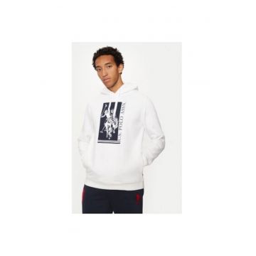 Bluza barbati -  304795596 - Bumbac/Poliester - Alb