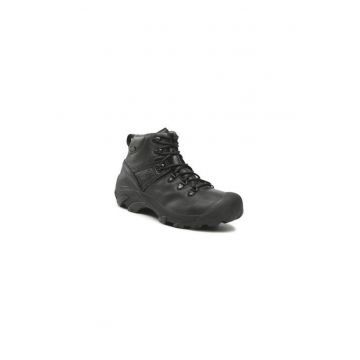 Bocanci trekking barbati  301701729 - Piele naturala - 47 EU - Negru